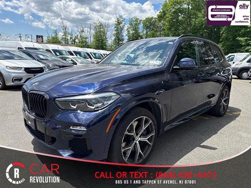 Blue 2021 BMW X5 M50i