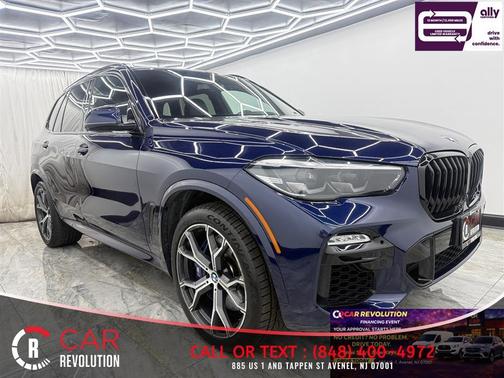 Blue 2021 BMW X5 M50i
