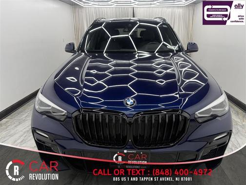 Blue 2021 BMW X5 M50i