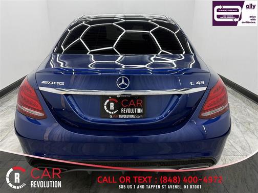 Blue 2018 Mercedes-Benz AMG C 43 Base 4MATIC