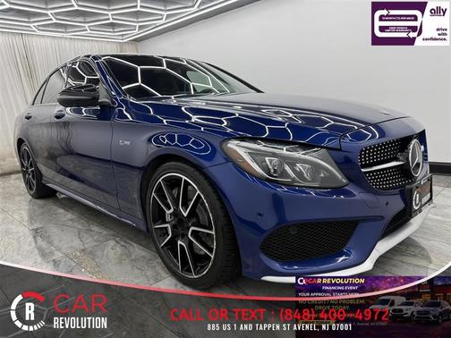 Blue 2018 Mercedes-Benz AMG C 43 Base 4MATIC