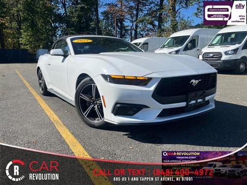 White 2025 Ford Mustang EcoBoost Premium