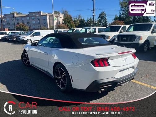 White 2025 Ford Mustang EcoBoost Premium