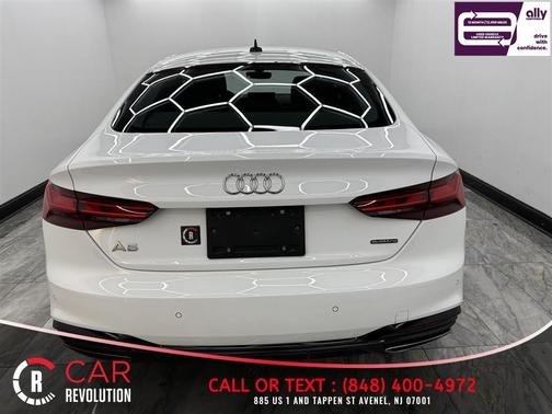 Arkona White 2025 Audi A5 Sportback S line Premium