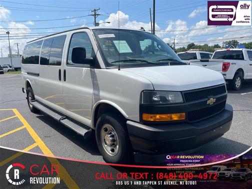 White 2022 Chevrolet Express 3500 LS