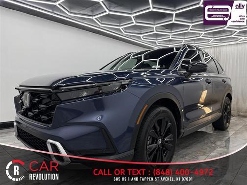 Blue 2025 Honda CR-V Hybrid Sport Touring