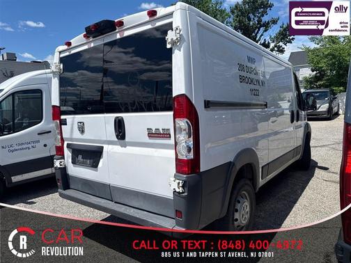 White 2018 RAM ProMaster 1500 Low Roof