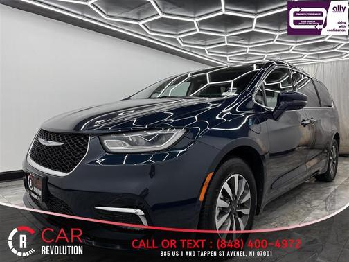 Blue 2021 Chrysler Pacifica Hybrid Touring L