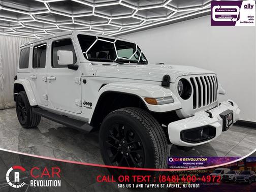 White 2021 Jeep Wrangler Unlimited Sahara Altitude