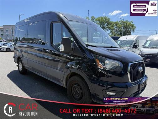 Black 2024 Ford Transit-350 XLT