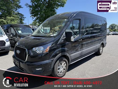 Black 2024 Ford Transit-350 XLT