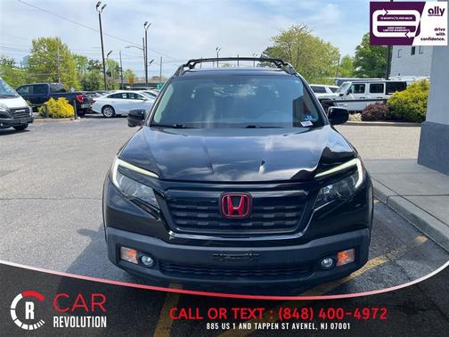 Black 2018 Honda Ridgeline RTL-T