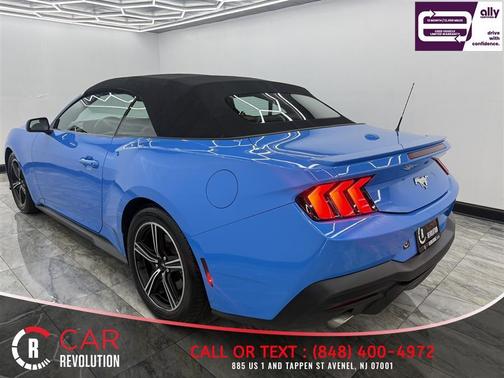 Blue 2024 Ford Mustang EcoBoost Premium