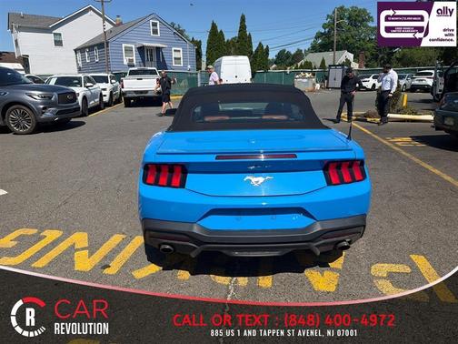 Blue 2024 Ford Mustang EcoBoost Premium