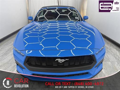 Blue 2024 Ford Mustang EcoBoost Premium