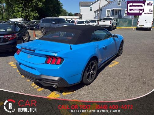 Blue 2024 Ford Mustang EcoBoost Premium