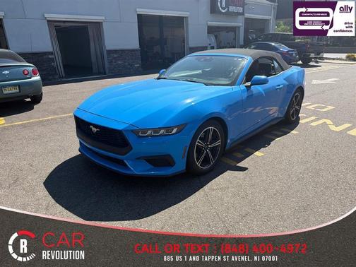 Blue 2024 Ford Mustang EcoBoost Premium