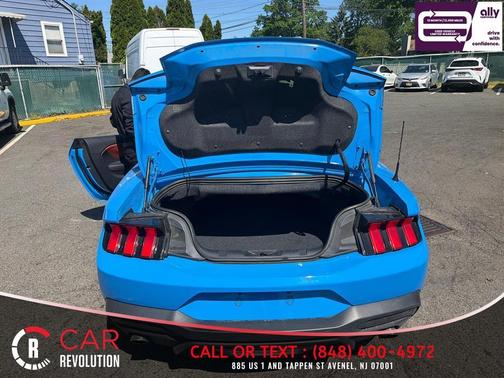 Blue 2024 Ford Mustang EcoBoost Premium
