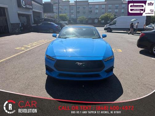 Blue 2024 Ford Mustang EcoBoost Premium