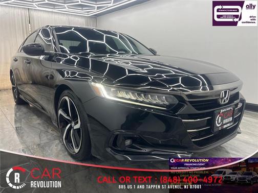 Black 2022 Honda Accord Sport 1.5T
