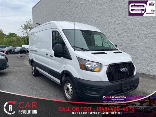 White 2024 Ford Transit-250 148 WB Medium Roof Cargo