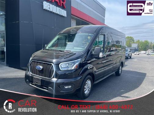 Black 2023 Ford Transit-350 XLT