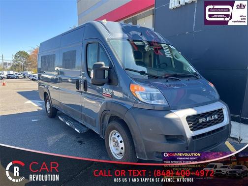 Blue 2020 RAM ProMaster 3500 High Roof
