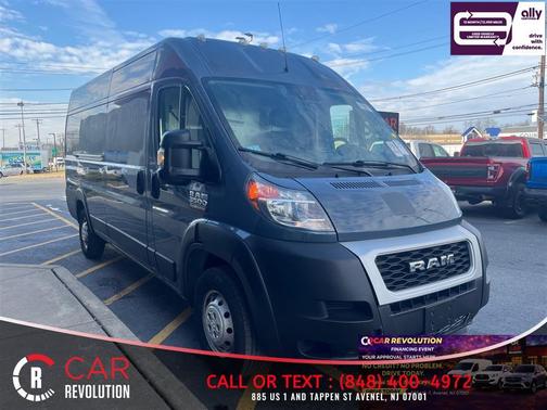 Blue 2021 RAM ProMaster 3500 High Roof