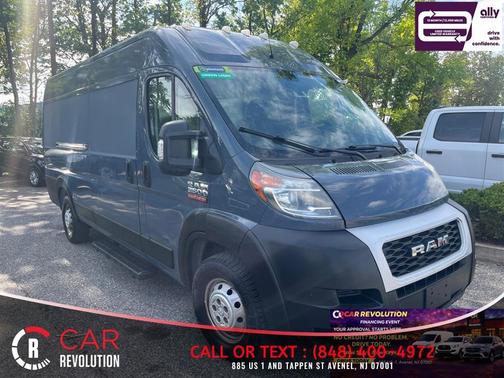 Blue 2019 RAM ProMaster 3500 High Roof