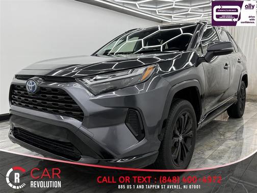 Gray 2022 Toyota RAV4 Hybrid SE