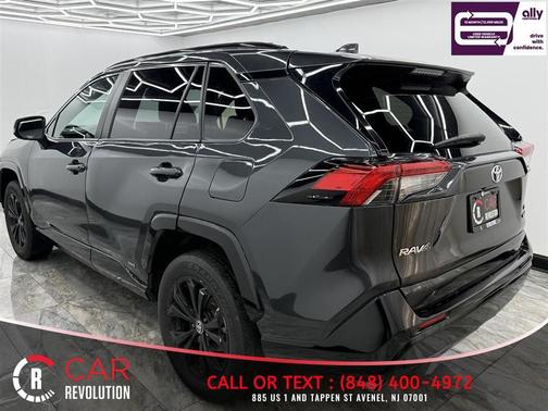 Gray 2022 Toyota RAV4 Hybrid SE