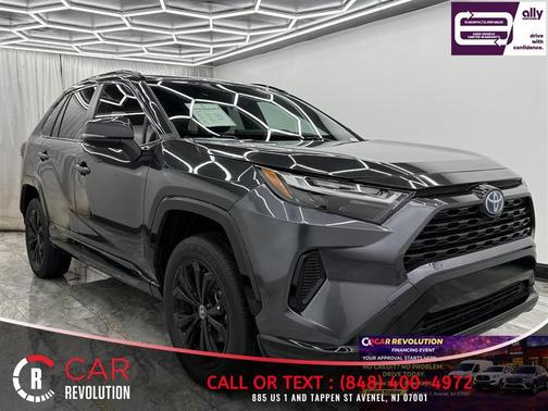 Gray 2022 Toyota RAV4 Hybrid SE
