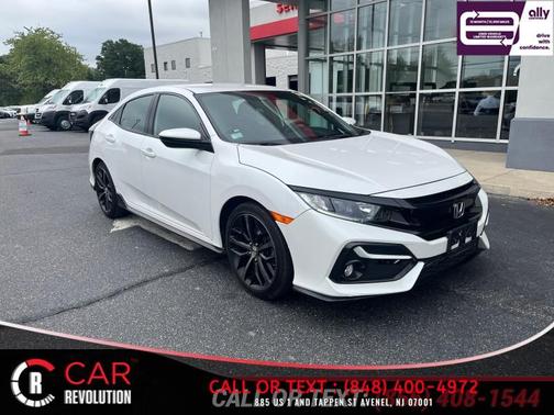 White 2021 Honda Civic Sport