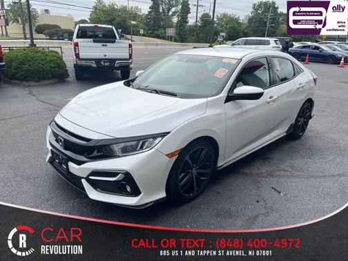 White 2021 Honda Civic Sport