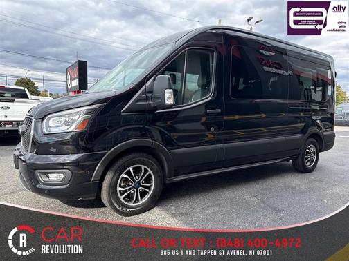 Black 2023 Ford Transit-350 XLT