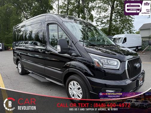 Black 2023 Ford Transit-350 XLT