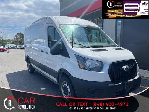 White 2025 Ford Transit-250 148 WB Medium Roof Cargo