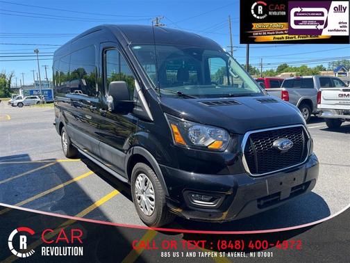 Black 2024 Ford Transit-350 XLT