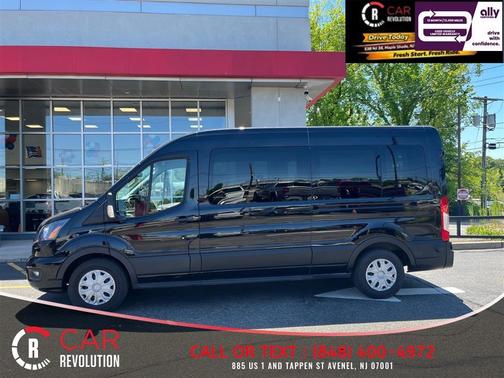 Black 2024 Ford Transit-350 XLT