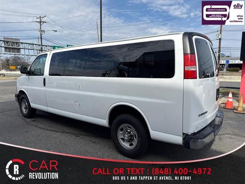 White 2017 Chevrolet Express 3500 LT