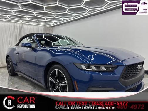 Blue 2024 Ford Mustang EcoBoost Premium