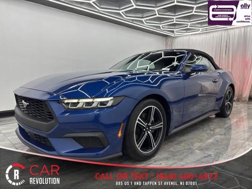 Blue 2024 Ford Mustang EcoBoost Premium