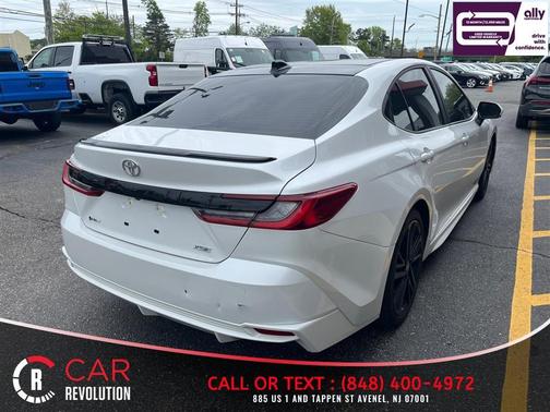 White 2025 Toyota Camry XSE