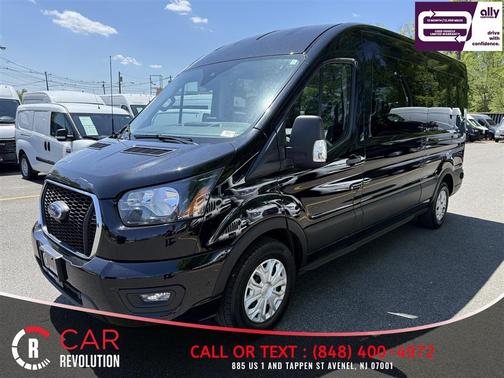 Black 2024 Ford Transit-350 XLT