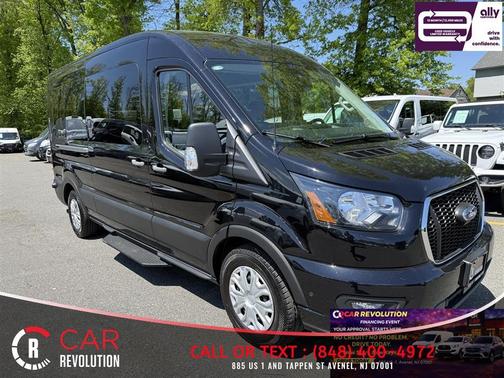 Black 2024 Ford Transit-350 XLT
