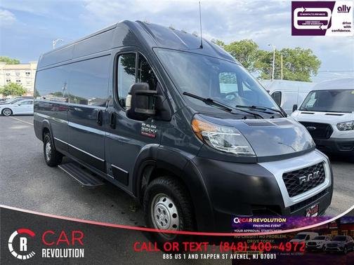 Blue 2019 RAM ProMaster 3500 High Roof