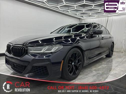 Blue 2021 BMW M550 i xDrive