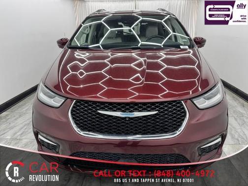 Red 2021 Chrysler Pacifica Hybrid Touring L