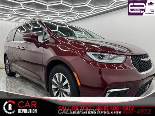 Red 2021 Chrysler Pacifica Hybrid Touring L