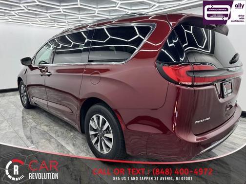 Red 2021 Chrysler Pacifica Hybrid Touring L